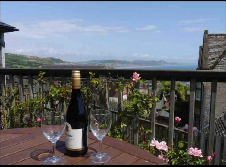 Fantastic Spacious House With Beautiful Panoramic Views Of The Bay Only A Few Minutes Walk From Beach Harbour And Restaurants This House Has 3 Bedrooms 3 Bathrooms And 2 Lovely Sitting Rooms Lyme Regis Eksteriør bilde